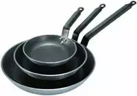 Patelnia z powłoką non-stick okrągła o średnicy 360 mm | DE BUYER, Choc