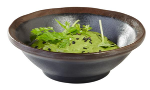 Miska okrągła z melaminy 0,20 l, czarna | APS, Marone