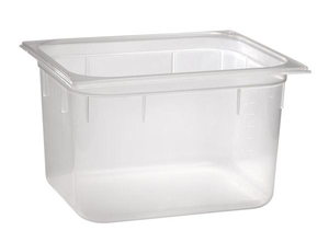 Pojemnik prostokątny z polipropylenu GN 1/9 176x108x65 mm, półprzeźroczysty | APS, 82150