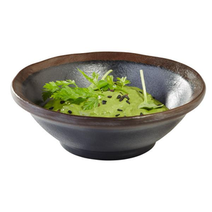 Miska okrągła z melaminy 0,13 l, czarna | APS, Marone