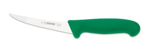 Nóż do trybowania, półelastyczny 130 mm, zielony | GIESSER, 2505
