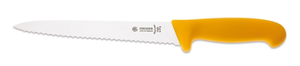 Nóż do wędlin, ostrze faliste 210 mm, żółty | GIESSER, 7305 w