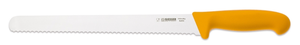 Nóż do wędlin, ostrze faliste 280 mm, żółty | GIESSER, 7705 w