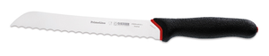 Nóż do pieczywa, ostrze faliste, 10 mm, 210 mm, czarny | GIESSER, PrimeLine Chef
