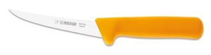 Nóż do trybowania, bardzo elastyczny 130 mm, żółty | GIESSER, 2539