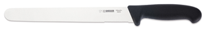 Nóż do wędlin, ostrze częściowo faliste 250 mm, czarny | GIESSER, 7705 aw