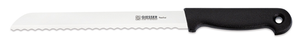 Nóż do pieczywa, ostrze faliste 190 mm, czarny | GIESSER, 8355 wsp