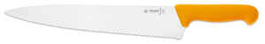 Nóż kucharski, ostrze faliste 310 mm, żółty | GIESSER, 8455 w