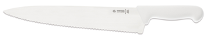 Nóż kucharski, ostrze faliste 310 mm, biały | GIESSER, 8455 w
