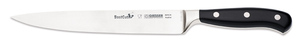 Nóż do wędlin 200 mm, czarny | GIESSER, BestCut
