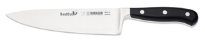 Nóż kucharski, lekki 180 mm, czarny | GIESSER, BestCut