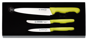 3-częściowy zestaw noży kuchennych, cytrynowe | GIESSER, 9851