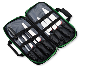 Torba z zestawem noży PrimeLine, czarna | GIESSER, 8291 b 8 pl