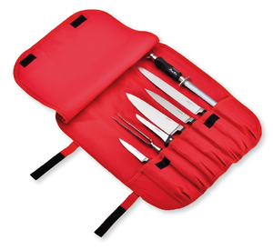 Torba z zestawem noży, czerwona | GIESSER, 8296 b