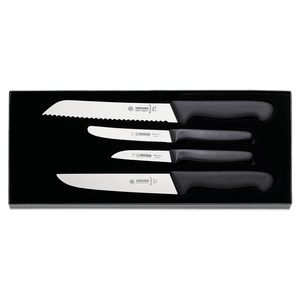 4-częściowy zestaw noży domowych, czarny | GIESSER, 9815