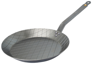 Patelnia do steków ze stali węglowej o średnicy 240 mm | DE BUYER, Carbone Plus
