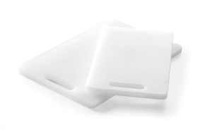 Deska do krojenia z uchwytem 250x150x10 mm, biała | HENDI, 826348