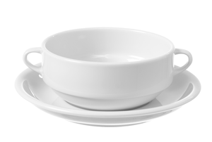 Spodek do bulionówki 170 mm, biały | FINE DINE, Bianco