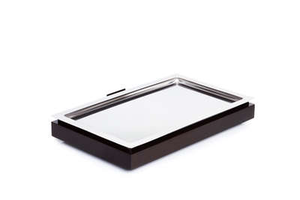 Taca chłodząca prostokątna GN 1/1 530x325x85 mm, zestaw wenge | APS, Frames