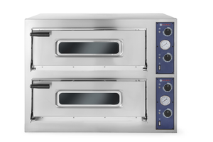 Piec do pizzy 2-komorowy, 8 pizza 320 mm, 975x814x745 mm | HENDI, Basic 44