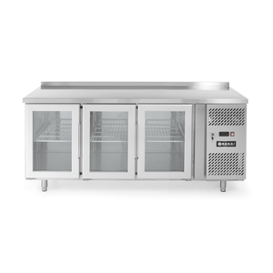 Stół chłodniczy przeszklony 3-drzwiowy z agregatem bocznym, 1795x700x850 mm | ARKTIC, 233436