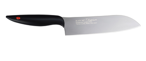 Nóż Santoku 180 mm | KASUMI, Titanium