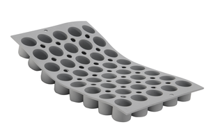 Silikonowa mata do ciastek - cylindrów 300x176 mm | DE BUYER, Elastomoule