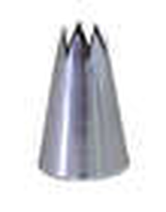 Końcówka ze stali nierdzewnej, gwiazda siedmioramienna 6 mm | DE BUYER, D-2112-08N