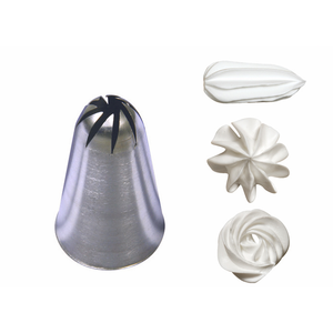 Końcówka ze stali nierdzewnej, róża 8 mm | DE BUYER, D-2129-08N