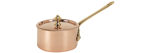 Rondel miedziany z pokrywką 0,3 l | DE BUYER, D-6453-09