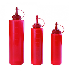 Dyspenser do sosów 0,25 l, czerwony | LACOR, T-61925R