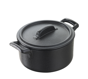 Garnuszek z pokrywką 0,2 l | REVOL, Belle Cuisine Noir