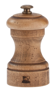 Młynek do soli z drewna bukowego 100 mm, naturalny postarzany | PEUGEOT, Antique
