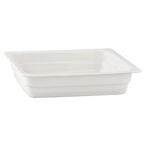 Pojemnik GN 1/2 z porcelany, biały | VERLO, V-BUGN-12022-3