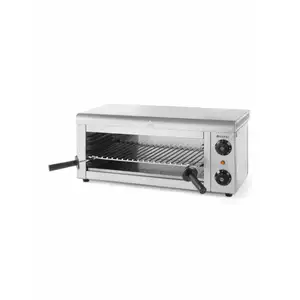 Opiekacz do grillowania lub podgrzewania potraw i zapiekanek 2 kW, 610x310x280 mm | HENDI, 264119