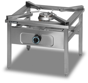 Taboret grzewczy gazowy 9 kW, 580x580x500 mm | LOZAMET, GLTA.58.0/9