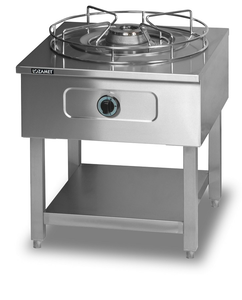 Taboret grzewczy gazowy 9 kW, 590x640x720 mm | LOZAMET, GLT.59.0/9H