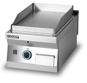Płyta grillowa gazowa, gładka, 450x900x280 mm | LOZAMET, L900.GPG450G
