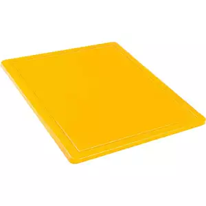 Deska do krojenia HACCP GN 1/2, z wycięciem, żółta | STALGAST, 341323