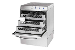 Zmywarka uniwersalna, kosz: 500x500 mm, 4,9 kW, 565x665x835 mm | STALGAST, 801505