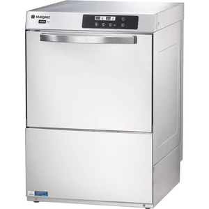 Zmywarko wyparzarka uniwersalna z dozownikiem płynu myjącego i pompą wspomagającą płukanie, kosz: 500x500 mm, 6,65 kW, 565x680x835 mm | STALGAST, Aqua