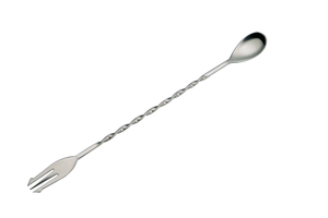 Łyżka barmańska z widelczykiem 305 mm | TOMGAST, T-1530-305