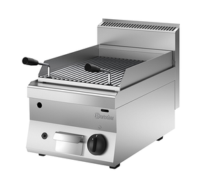 Lawa-grill gazowy nastawny, 400x650x295 mm | BARTSCHER, 650 Snack