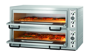 Piec do pizzy dwukomorowy, 12xpizza 30 cm | BARTSCHER, NT 921