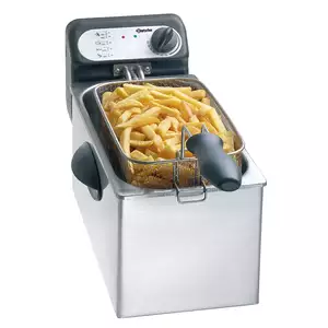 Frytownica elektryczna jednokomorowa 3 l, nastolna, 2 kW, 230 V, 220x400x240 mm | BARTSCHER, Petit
