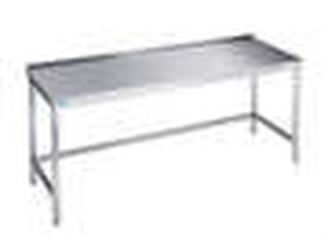 Stół roboczy przyścienny z rantem, 1600x600x850(900) mm | RILLING, ATO 0616C 0000