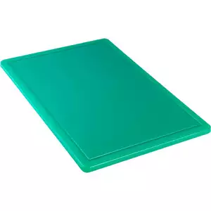 Deska do krojenia HACCP 600x400 mm, z wycięciem, zielona | STALGAST, 341632