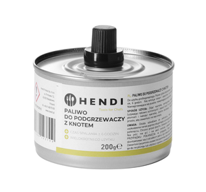 Paliwo do podgrzewaczy z knotem 200 g, zestaw 24 szt. | HENDI, 193686