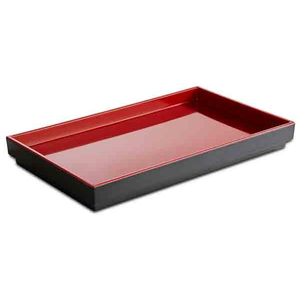 Taca GN 1/1, czarno-czerwona | APS, Asia Plus
