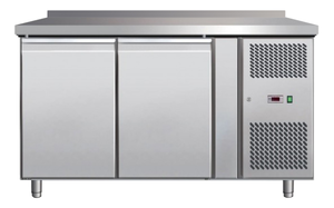 Stół mroźniczy 2-drzwiowy, agregat z boku, GN 1/1, 280 l, 0,4 kW, 1360x700x890 mm | REDFOX, CFT2D